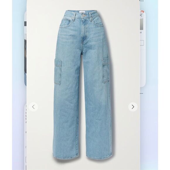 NWT FRAME wide leg high rise jeans - Picture 2 of 7